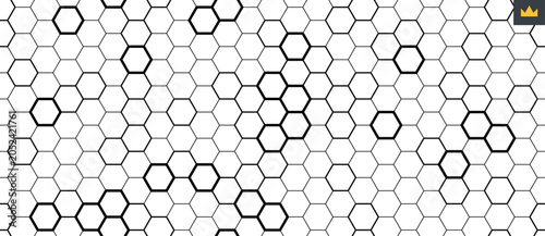 Canvastavla Seamless honeycomb fiber pattern with hexagonal mesh structure