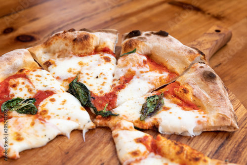 Photography Wood-Fired Pizza Made with Charcoal and Wood in Qingpu District, Shanghai, China