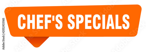 Fotografija chef's specials sticker