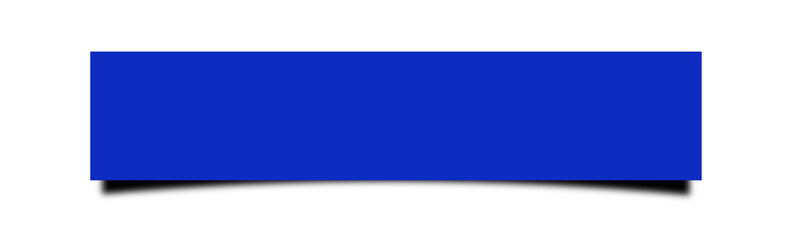 ratio 5;1.  blue shadow of rectangle isolated on transparent background
