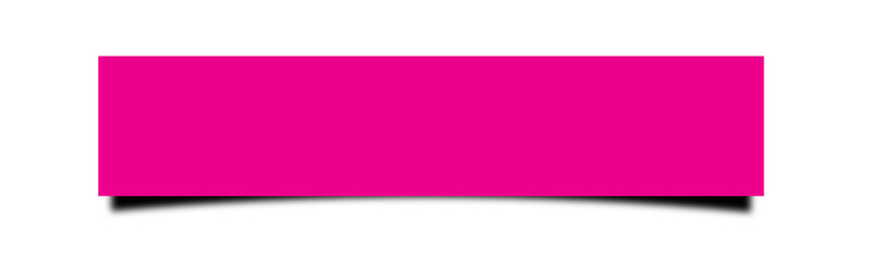 ratio 5;1.  pink with shadow of rectangle isolated on transparent background