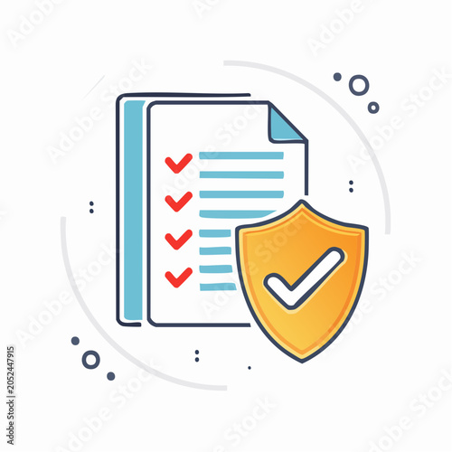 Document Security and Compliance Icon