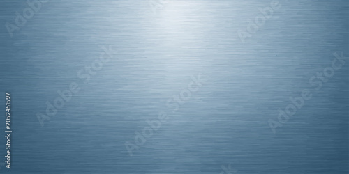 Quadro su tela Brushed metal texture silver steel aluminum surface pattern shiny gray metallic