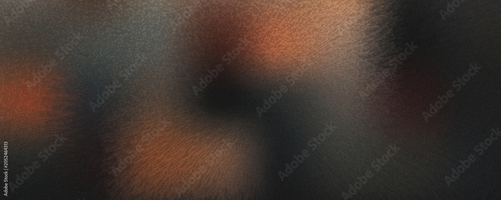 Fototapeta premium Abstract textured background, with dark grey, and warm orange, blurred spots creating, a soft grainy, atmosphere and a, subtle depth of, field visual effect