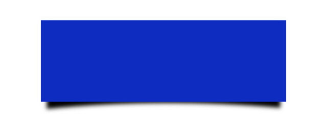 ratio 3;1.  blue with shadow of rectangle isolated on transparent background