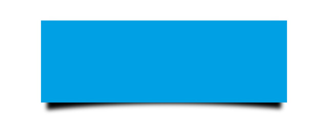 ratio 3;1.  light blue with shadow of rectangle isolated on transparent background