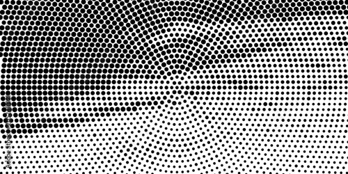 Photos Dots halftone white and blue color pattern gradient grunge texture background