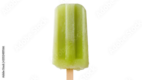 Quadro su tela Green popsicle on wooden stick