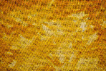 Macro view of tie dye fabric texture