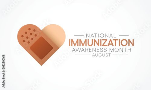 Cuadro en lienzo National Immunization Awareness Month (NIAM) is an annual observance held every August to highlight the importance of vaccination for people of all