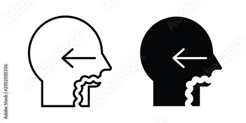 Фотография Swallowing reflex icon