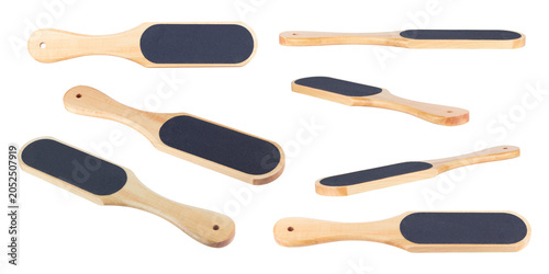 Canvas-taulu Set of Foot pumice stones, brushes and heel filers