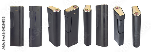 Set of lighter isolated from background
