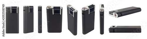 Set of lighter isolated from background