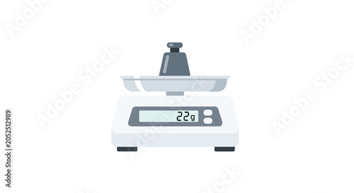 Tableau sur toile Digital Kitchen Scale with Weight Display