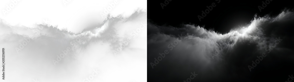 Obraz premium Natural cloud formation for compositing and photobashing PNG