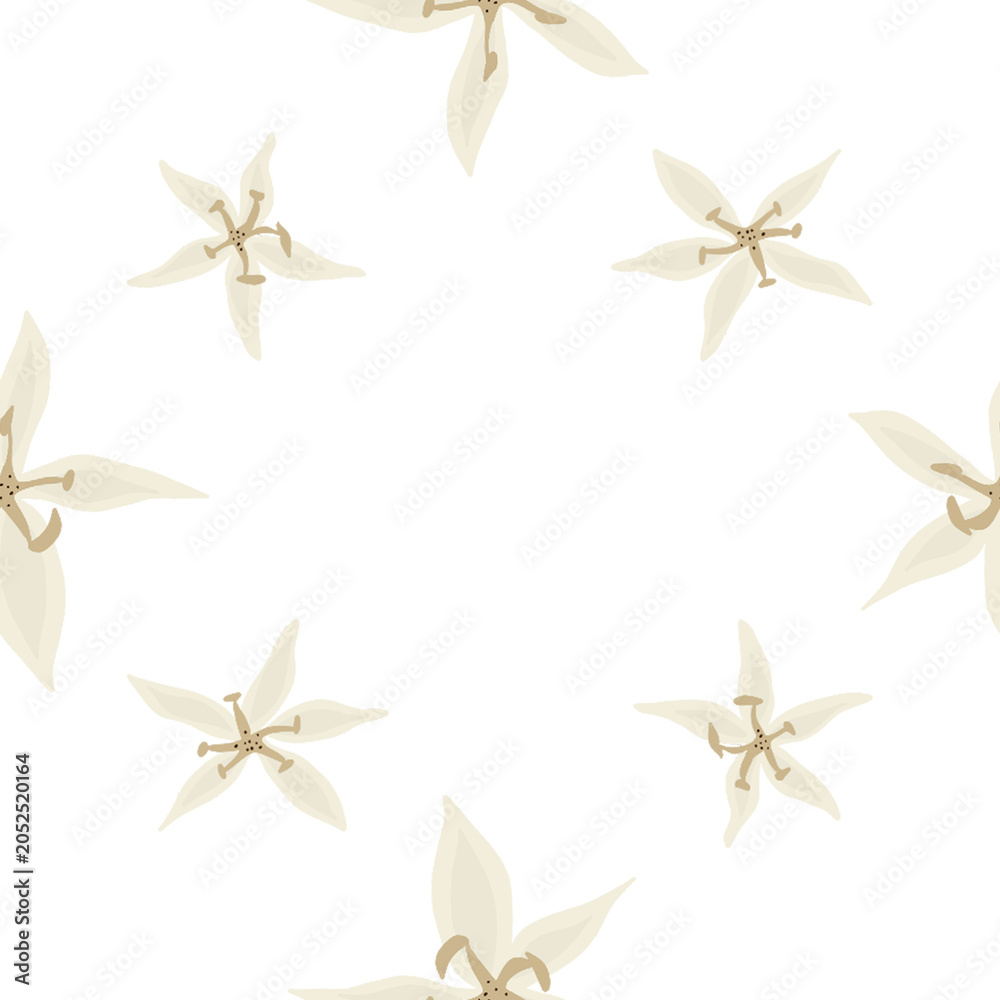 Obraz premium golden flower isolated on white background