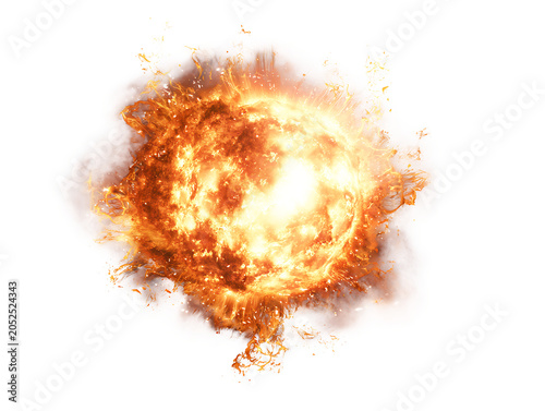 Photos Dynamic detonation burst with smoke and embers PNG