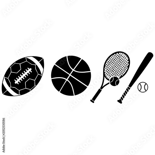 tennis racket with ball
