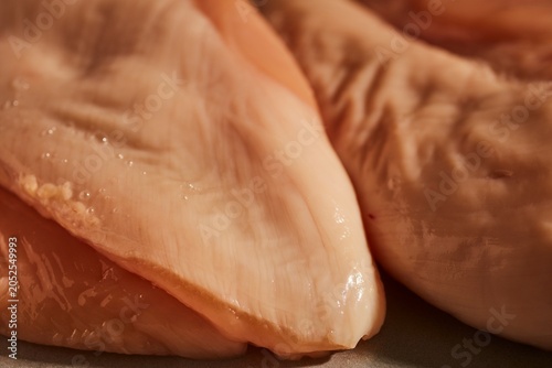 Fotografie Raw, farmstead, boneless chicken breast