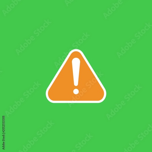 orange warning sign hazard icon animation video transition 