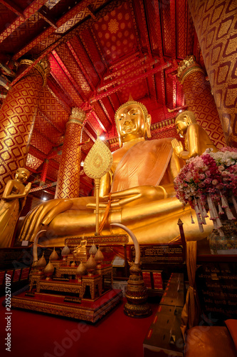 Majestic Seated Buddha at Wat Phanan Choeng