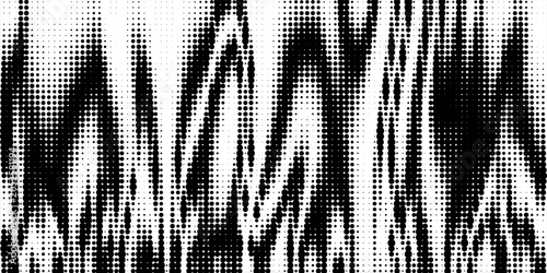 Obraz na plátně Grunge Halftone Texture Overlays – Vintage Distressed Grain Effects for Retro Gr