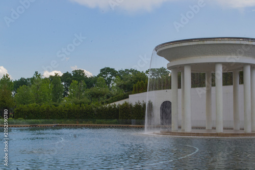 Foto Water fountain with columns in Park Krasnodar