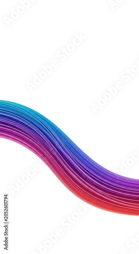 Abstract visualization of continuous periodic oscillation movement showing a smooth, flowing sine wave pattern on a white background, conceptual, simulation, shape