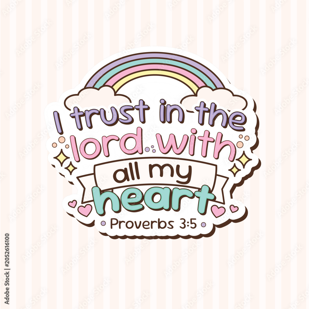 Valokuva proverbs bible verse lettering illustration