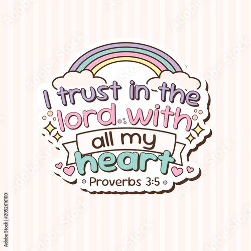 Valokuva proverbs bible verse lettering illustration