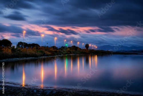 Fotografia Alba alle saline di Molentargius