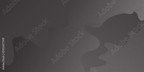 Schilderij op canvas Abstract black and grey wavy background