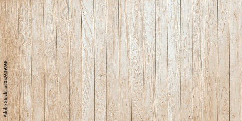 Fototapeta premium Light wooden plank texture background, ideal for product presentations, branding, packaging and commercial design projects.