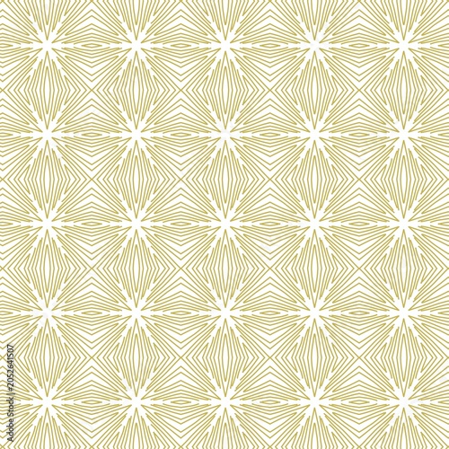 Pale yellow abstract spiderweb network geometric seamless pattern.