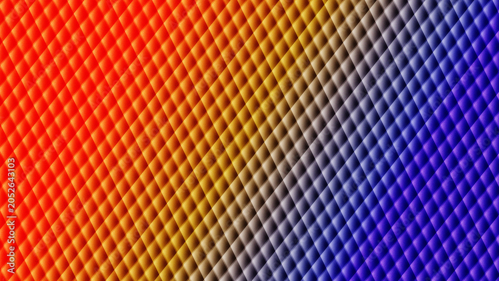 Naklejka premium Colorful quilted diamond pattern background