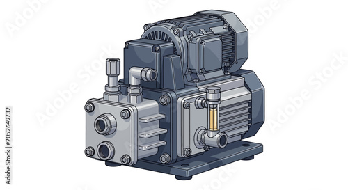 Industrial vacuum pump machine equipment.