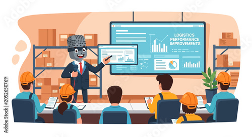 Animated Microphone Mascot Character Presenting Audio and Sound Concepts in Digital Media