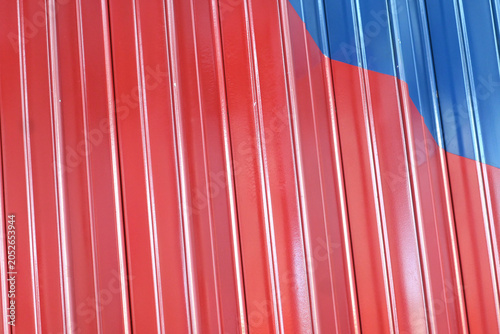 Foto zinc roof wall background