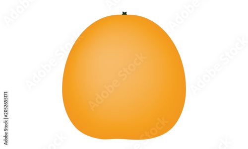 Foto An orange is a round, sweet, and juicy fruit