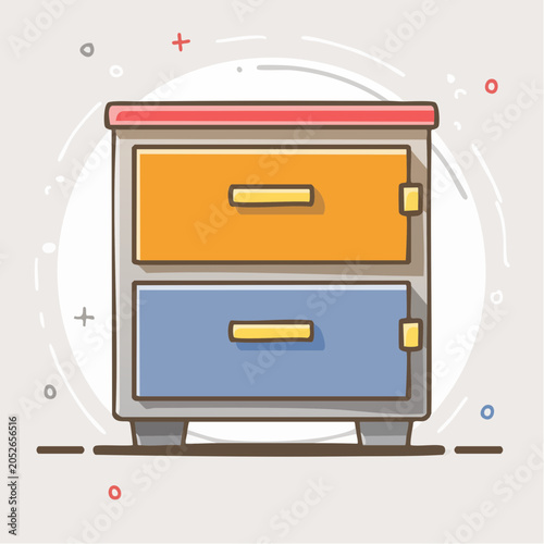 Cartoon Chest of Drawers
