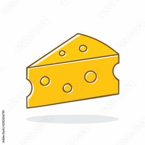 Slice of Swiss Cheese Icon