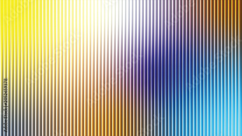 Modern Digital Cyber Aesthetic Background with Vertical Spectrum Light Strips
