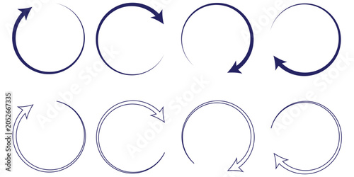 Fotografía repeat icon symbol collection for web design