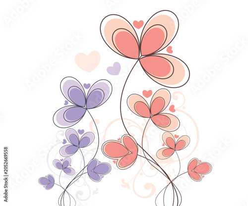 abstract artistic creative love floral.eps