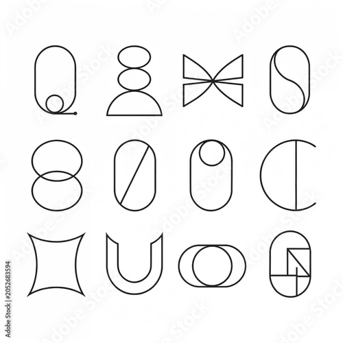 Premium Luxury Minimal Line Icon Set Vector Collection