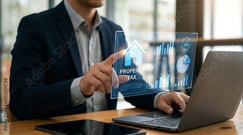 Real Estate Investment Management and Property Finance Analytics Concept