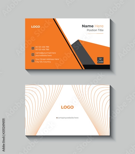 vector modern business card template