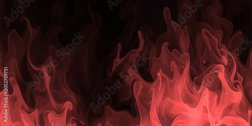 Photography An abstract texture of fiery hot orange and red flames burning bright against a