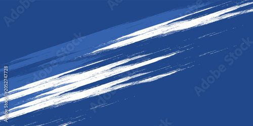 Fotografía Abstract Blue and White Grunge Background with Halftone Style